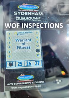 WOF INSPECTION SYD